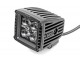 2" Square CREE LED Lights Pair Black Series With Cool White DRL Rough Country