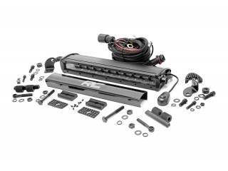 12" LED Light Bar Single Row Spot Black Series Rough Country