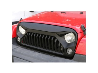 Jeep Wrangler JK Angry Bird Grill Matte Black OFD