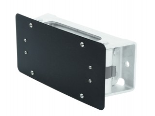 Roller Fairlead Mounted License Plate Bracket Smittybilt