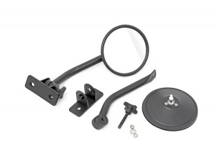 Jeep Wrangler JK Classic Foldable Round Mirrors Rough Country