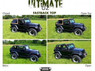 Jeep Wrangler JK 2D Roof Cover Fastback