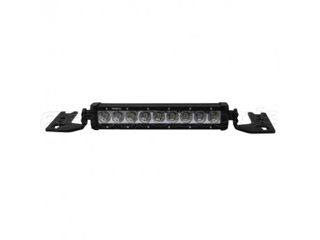 Jeep Wrangler JL / JL 4XE / Gladiator JT Center Hood Mount 10" Single Row LED Bar Go Rhino