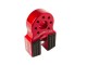 Flat Link With Titanium Pin & Rubber Guard (Red)