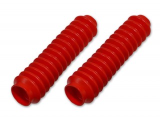 4x Shock Absorber Rubber Boots Red