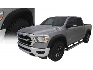 Dodge RAM 1500 DT Front And Rear Fender Flares Piece Pocket Style Bushwacker