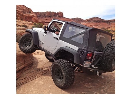 Jeep Wrangler JK 2D (2007-2009) Soft Top Black Diamond Smittybilt