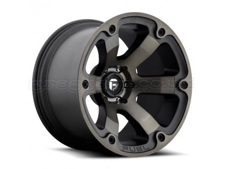 18" x 9" 5x127 ET1 Alloy Wheel D564 Beast Matte Black/Double Dark Tint Fuel