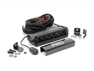6" Cree LED Light Bar Single Row Black Series Rough Country