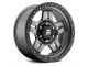 20" x 9" 6x139,7 ET19 Alloy Wheel D558 Anza Matte Gunmetal / Black Bead Ring Fuel