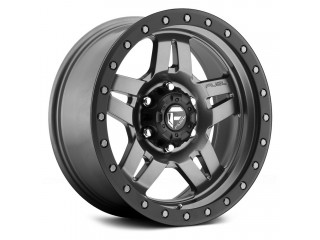 20" x 9" 6x139,7 ET19 Alloy Wheel D558 Anza Matte Gunmetal / Black Bead Ring Fuel