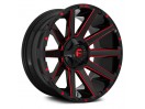 20" x 9" 5x127 ET1 Alloy Wheel D643 Contra Gloss Black/Red Tinted Clear Accents Fuel