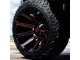 20" x 9" 5x127 ET1 Alloy Wheel D643 Contra Gloss Black/Red Tinted Clear Accents Fuel