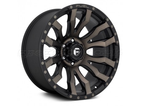 20" x 9" 5x127 ET1 Alloy Wheel D674 Blitz Matte Black/Double Dark Tint Fuel