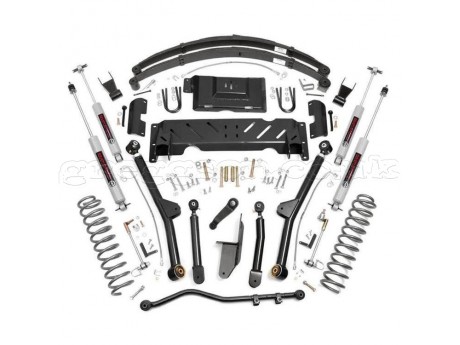 Jeep Cherokee XJ (LHD) Lift 4,5" Suspension Long Arm Kit Rough Country