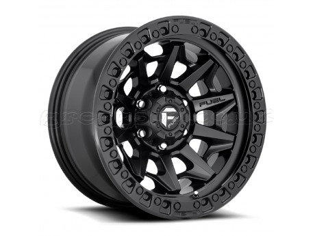 18" x 9" 5x127 ET-12 Alloy Wheel D694 Covert Matte Black Fuel