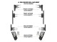 Jeep Wrangler JLU / JL 4XE Mounting Kit For SRM Rack Factory Hard Top Go Rhino