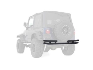 Jeep Wrangler YJ TJ Rear Tubular Bumper Black Smittybilt