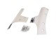 Jeep Wrangler JK Stainless Steel Windshield Brackets Smittybilt