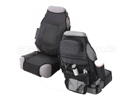 Jeep Wrangler JK / Jeep CJ Front Seat Covers Black Smittybilt