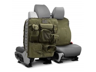 Front Seat Back Covers Universal O.D. Green Smittybilt G.E.A.R.