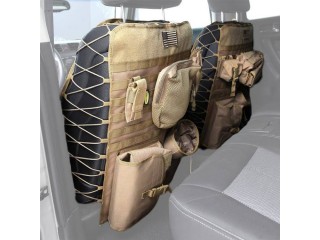 Front Seatback Covers Tan Smittybilt G.E.A.R. Off Road (Pair)