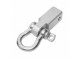 Receiver Mounted D-ring Shackle Silver Smittybilt