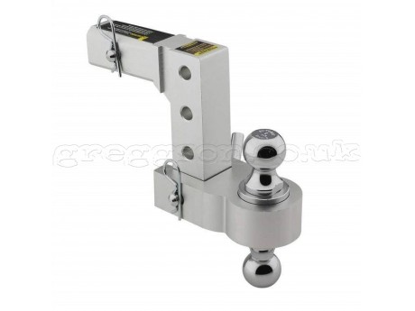 Trailer Adjustable Hitch With Balls 1 7/8" - 2" Smittybilt