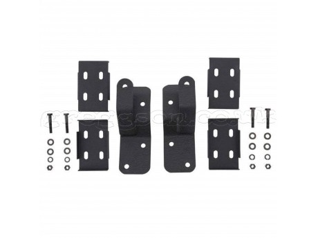 Hi-Lift Jack Mounting Brackets For Defender Roof Rack Smittybilt