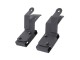 Hi-Lift Jack Mounting Brackets For Defender Roof Rack Smittybilt