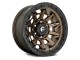 18" x 9" 6x139.7 ET-12 Alloy Wheel D696 Covert Matte Bronze/Black Ring Fuel