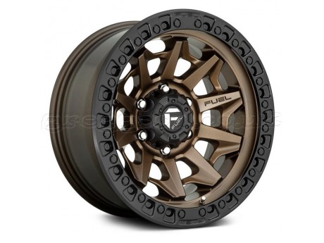 18" x 9" 6x139.7 ET-12 Alloy Wheel D696 Covert Matte Bronze/Black Ring Fuel