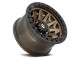 18" x 9" 6x139.7 ET-12 Alloy Wheel D696 Covert Matte Bronze/Black Ring Fuel