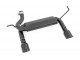 Jeep Wrangler JK / JKU 3.6 & 3.8L Dual Outlet Performance Exhaust Black Rough Country