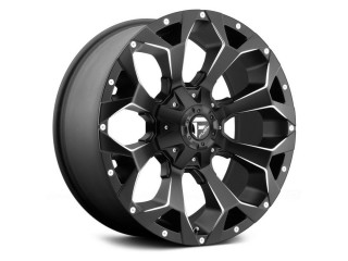 18" x 9" 5x114.30 / 5x127 ET -12 Alloy Wheel D546 Assault Matte Black Milled Fuel