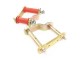 Toyota Hilux Double Cab Lift 2" Suspension Kit Red Springs