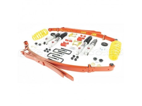 Mitsubishi L200 Double Cab Lift 1,5" Suspension Kit Red Springs