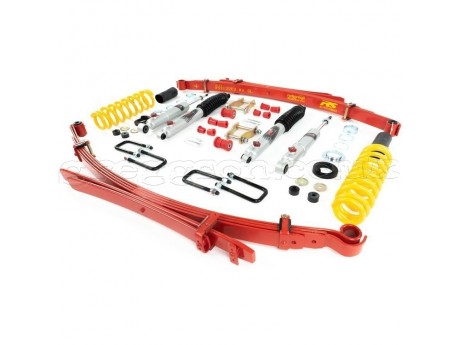 Isuzu D Max Double Cab Lift 2" Suspension Kit Red Springs