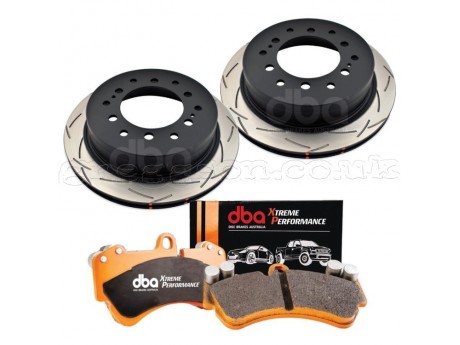 Toyota Land Cruiser Rear Brake Kit DBA T3 4000 Xtreme Performance