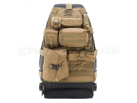 Front Seat Cover Coyote Tan Smittybilt G.E.A.R.