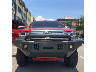 Toyota Hilux Front Steel Bumper With Winch Plate And Bullbar OFD