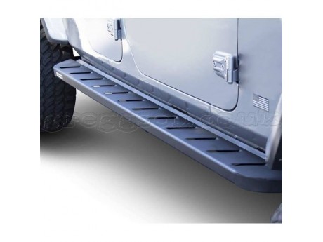 Jeep Wrangler JL 2 Door Side Steps RB10 Protective Bedliner Coating Go Rhino
