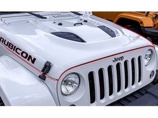 Jeep Wrangler JK Steel Hood Matte Black 10th Anniversary OFD