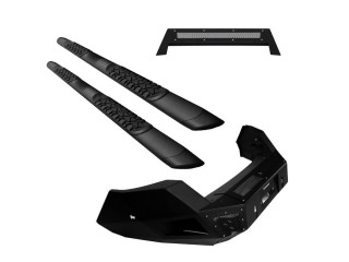 Toyota Tacoma Bundle Upgrade Kit Front Bumper Side Steps Light Mount Bar Go Rhino
