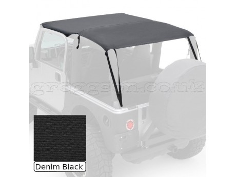 Jeep Wrangler YJ (1992-1995) Soft Top Extended Denim Black Smittybilt