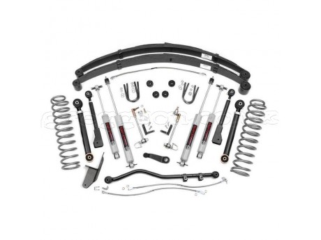 Jeep Cherokee XJ Lift 4,5" Suspension Kit X Series Rough Country
