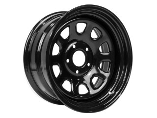 17" x 8" 5X127 ET-12 Steel Wheel Sputnik Gloss Black OFD