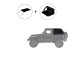Jeep Wrangler JK 2D Roof Cover Cargo Top