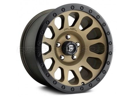 18" x 9" 5x150 ET20 Alloy Wheel D600 Vector Matte Bronze / Black Bead Ring Fuel