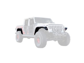 Jeep Gladiator JT Front And Rear Fender Flares Standard Coverage  Flat Style Bushwacker